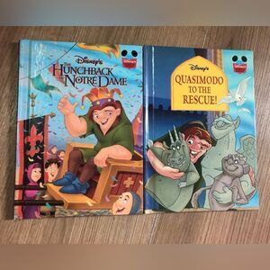2 CLASSIC DISNEY Hunchback of Norte Dame Books